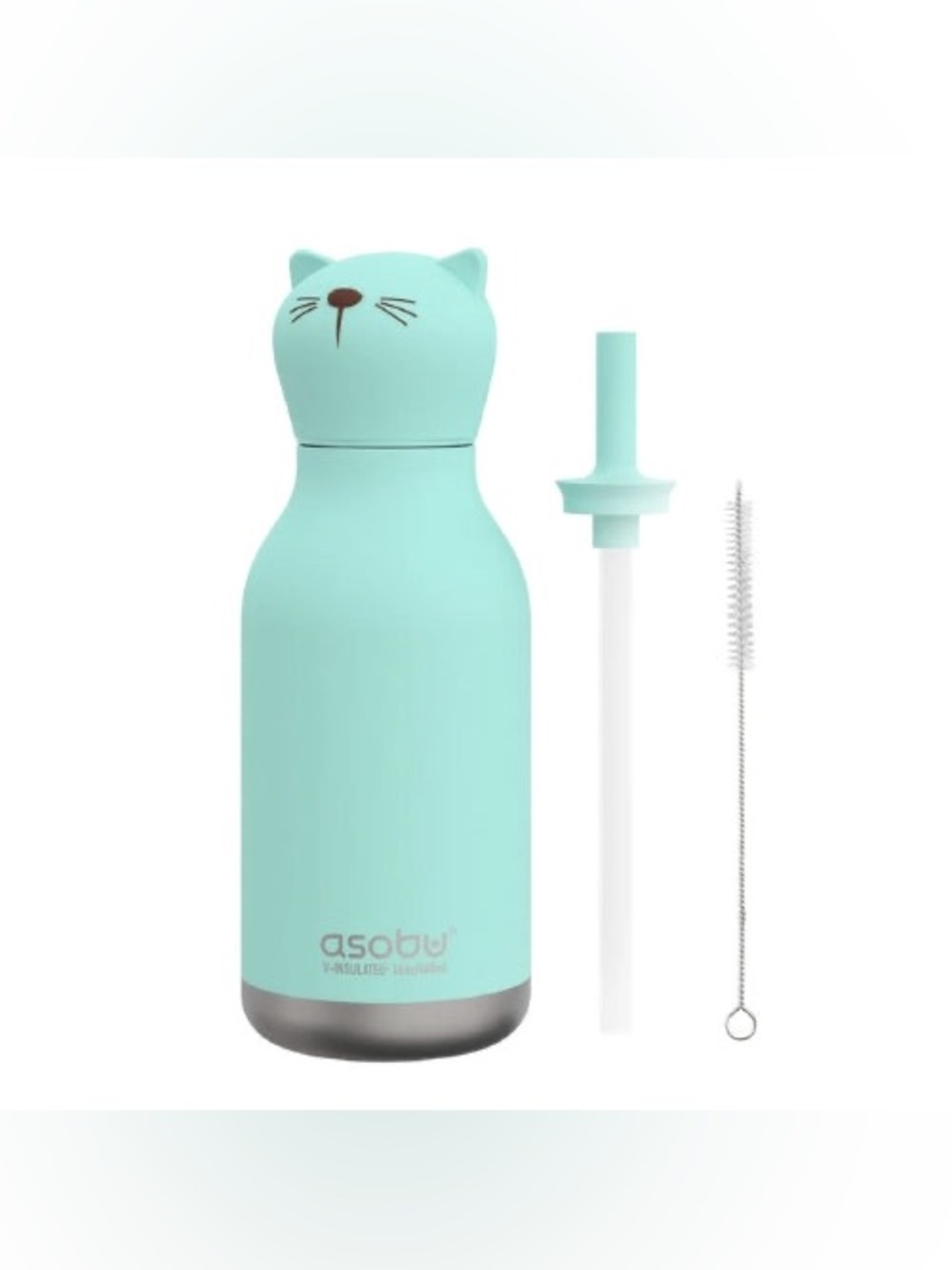 Mint Green Bestie Cat Water Bottle 16
Ounces
